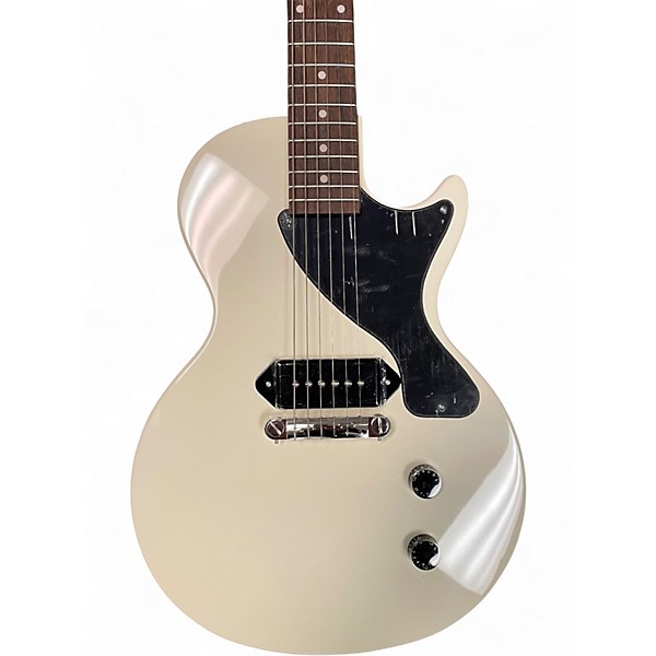 Used Epiphone BILLIE JOE ARMSTRONG LES PAUL JUNIOR Classic White Solid Body Electric Guitar
