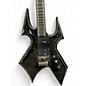 Used B.C. Rich Warbeast Trace Black w/Silver Trim Solid Body Electric Guitar