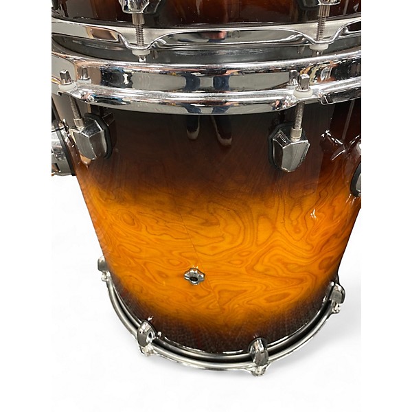 Used Mapex 5 Piece Black Panther Velvatone 2 Tone Sunburst Drum Kit