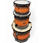 Used SJC Drums 3 Piece Tour Custom 2 Tone Sunburst Drum Kit
