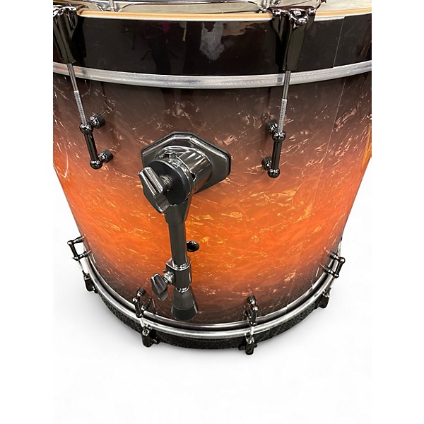 Used SJC Drums 3 Piece Tour Custom 2 Tone Sunburst Drum Kit