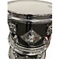 Used Slingerland 4 Piece Modern Solo Outfit Black Chrome Drum Kit