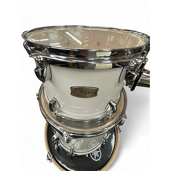 Used Yamaha 3 Piece Stage Custom Bop Kit Alpine White Drum Kit