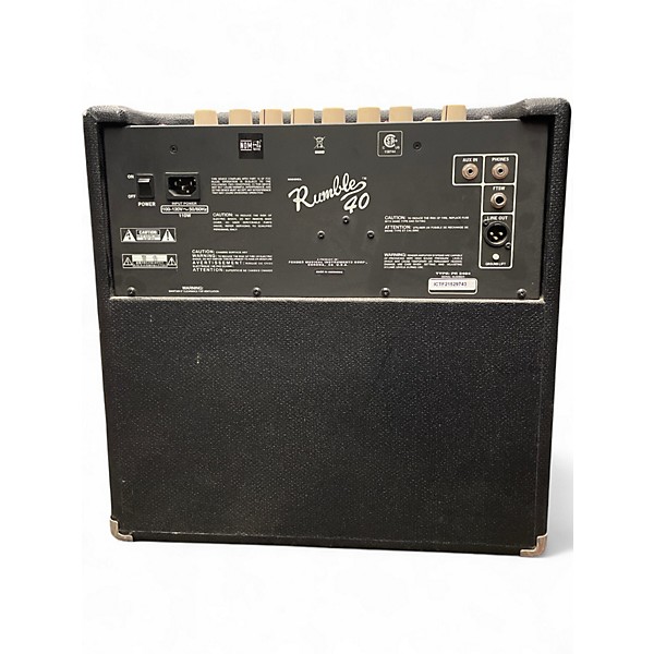 Used Fender Rumble 40 Bass Cabinet