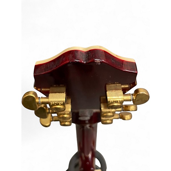 Used Epiphone Joe Pass Emperor II Wine Red Hollow Body Electric Guitar