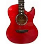 Used Dean EXFM TRD  Red Acoustic Electric Guitar