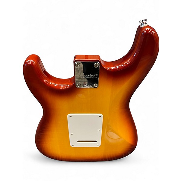 Used Squier AFFINITY FMT HSS SIENNA SUNBURST Solid Body Electric Guitar