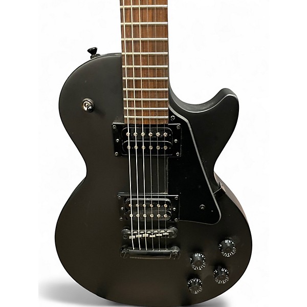 Used Epiphone Gothic Les Paul Studio Black Solid Body Electric Guitar