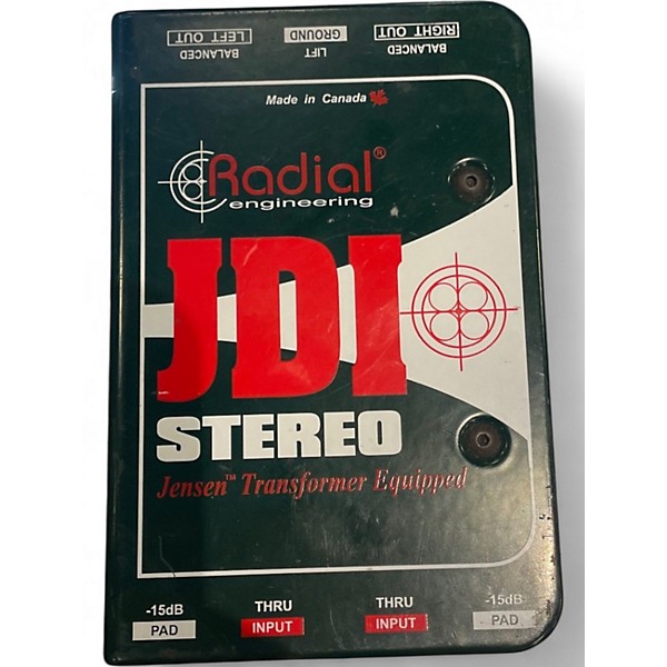 Used Radial Engineering JDI Passive Stereo Direct Box