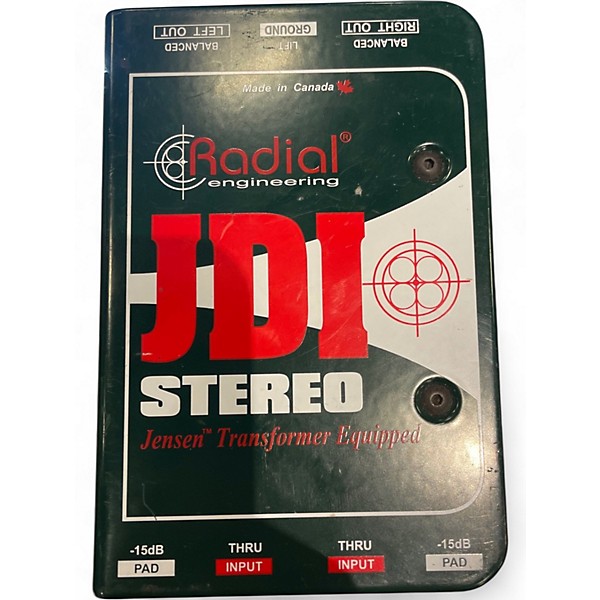 Used Radial Engineering JDI Passive Stereo Direct Box