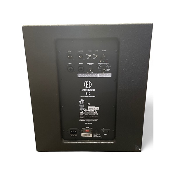Used Harbinger S12 Powered Subwoofer
