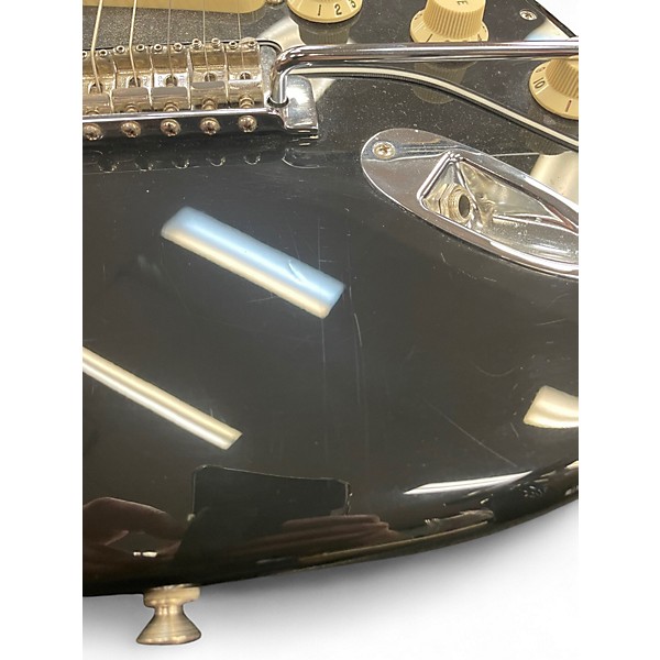 Used Fender Player Stratocaster Black Solid Body Electric Guitar