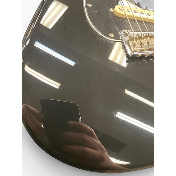 Used Fender Player Stratocaster Black Solid Body Electric Guitar