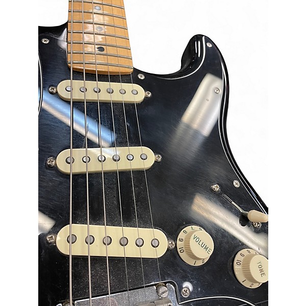 Used Fender Player Stratocaster Black Solid Body Electric Guitar
