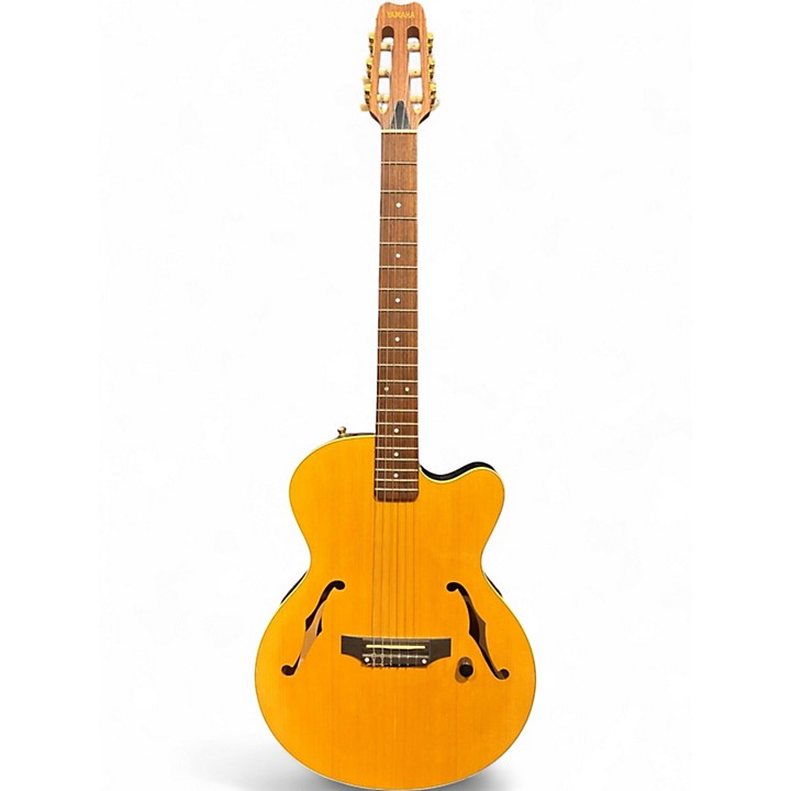 ギター YAMAHAaex500 Used Yamaha AEX500 Natural Classical Acoustic Electric Guitar