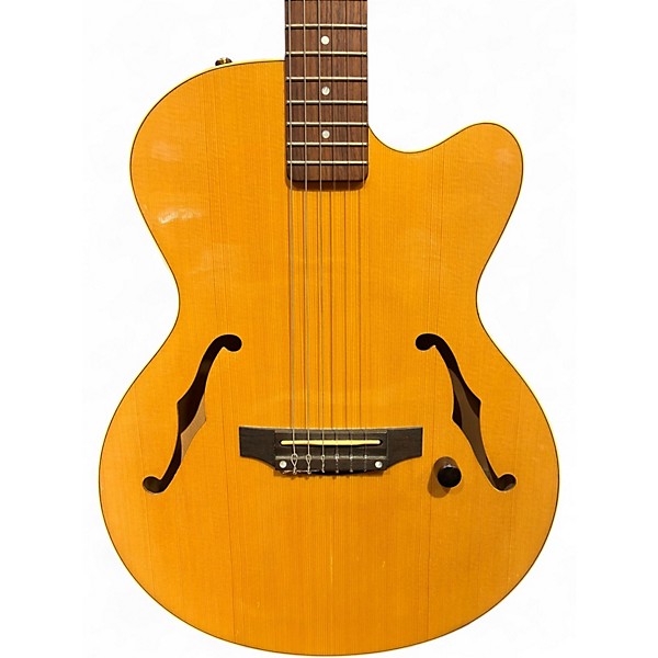 Used Yamaha AEX500 Natural Classical Acoustic Electric Guitar