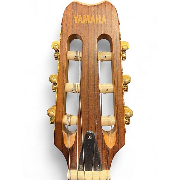 Used Yamaha AEX500 Natural Classical Acoustic Electric Guitar