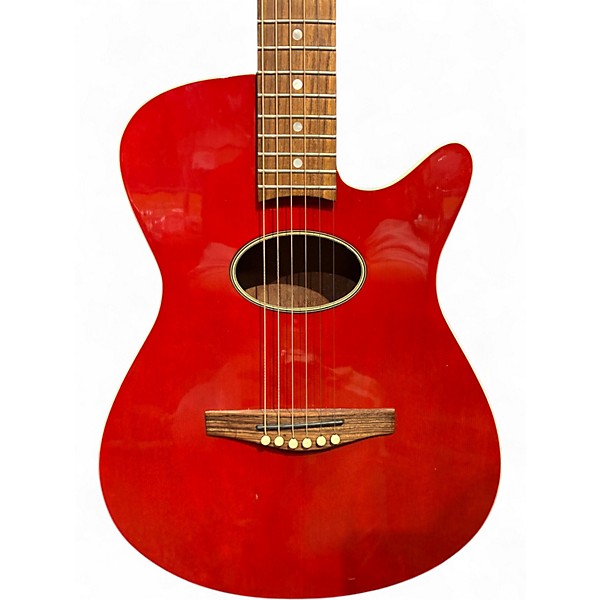 Used Peavey Ecoustic Red Acoustic Electric Guitar