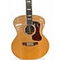 Used Guild F512 Natural 12 String Acoustic Electric Guitar