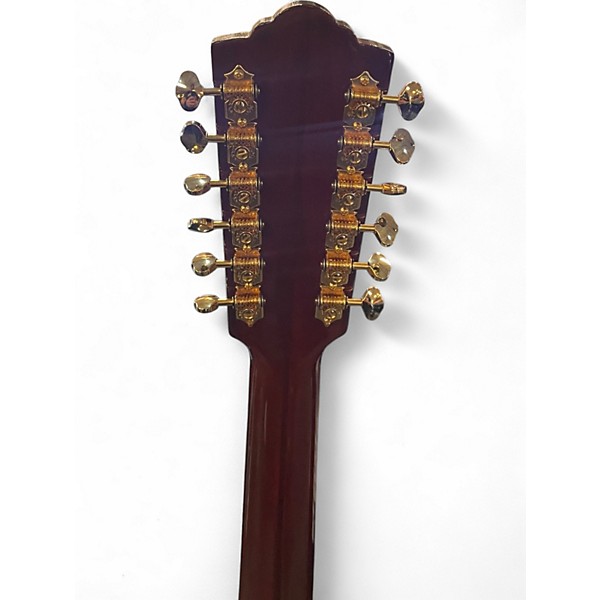 Used Guild F512 Natural 12 String Acoustic Electric Guitar