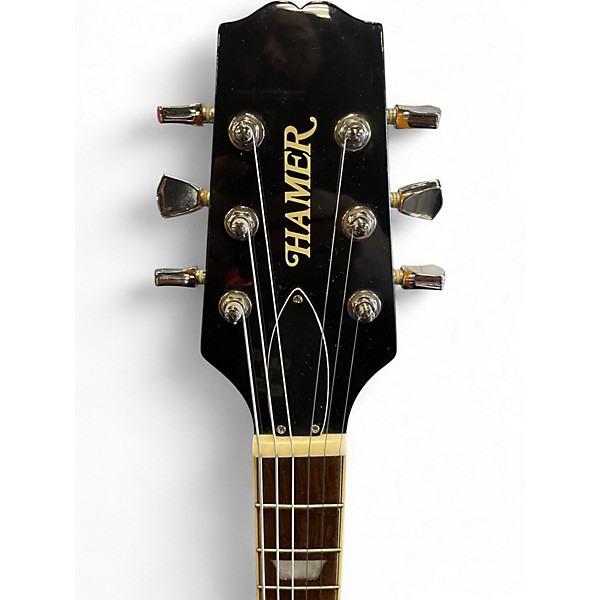 Used Hamer Jazz 5 Tobacco Sunburst Hollow Body Electric Guitar