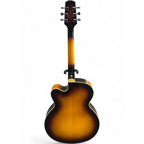 Used Hamer Jazz 5 Tobacco Sunburst Hollow Body Electric Guitar