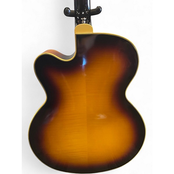 Used Hamer Jazz 5 Tobacco Sunburst Hollow Body Electric Guitar