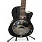 Used Washburn OR6CE-B Biscuit Resonator Satin Black Acoustic Electric Guitar