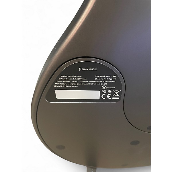 Used Enya NOVO GO SONIC Black Solid Body Electric Guitar