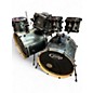 Used PDP by DW 7 Piece Double Drive series shell pack. Gun Metal Green Drum Kit thumbnail