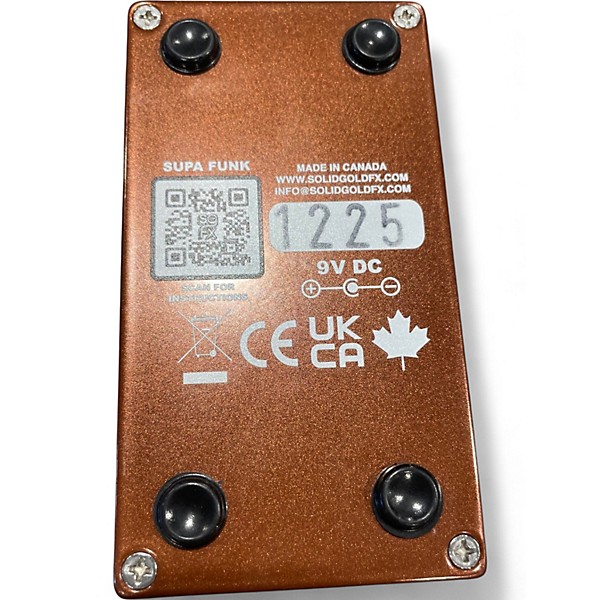 Used Solid Gold Fx supa funk Effect Pedal
