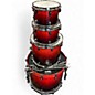 Used Mapex 4 Piece Saturn IV Studioease SCARLETT FADE Drum Kit thumbnail