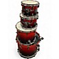 Used Mapex 4 Piece Saturn IV Studioease SCARLETT FADE Drum Kit