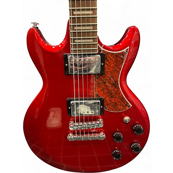 Used Ibanez AX120 Red Sparkle Solid Body Electric Guitar