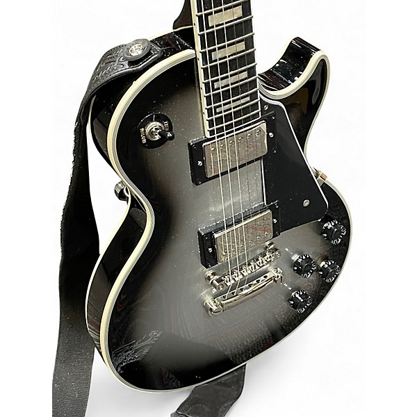 Used Epiphone Les Paul Custom SILVER BURST Solid Body Electric Guitar