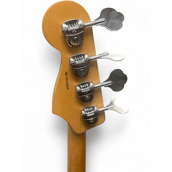 Used Fender American Standard Jazz Bass Sunburst Electric Bass Guitar