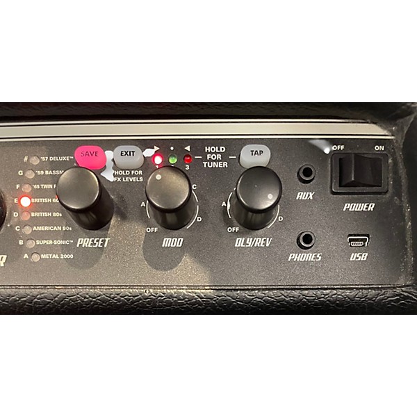 Used Fender Mustang I V2 20W 1X8 Guitar Combo Amp