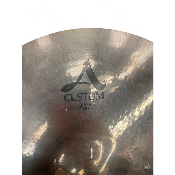 Used Zildjian 16in A Custom Crash Cymbal
