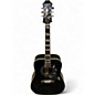 Used Epiphone Hummingbird Pro Ebony Acoustic Electric Guitar thumbnail