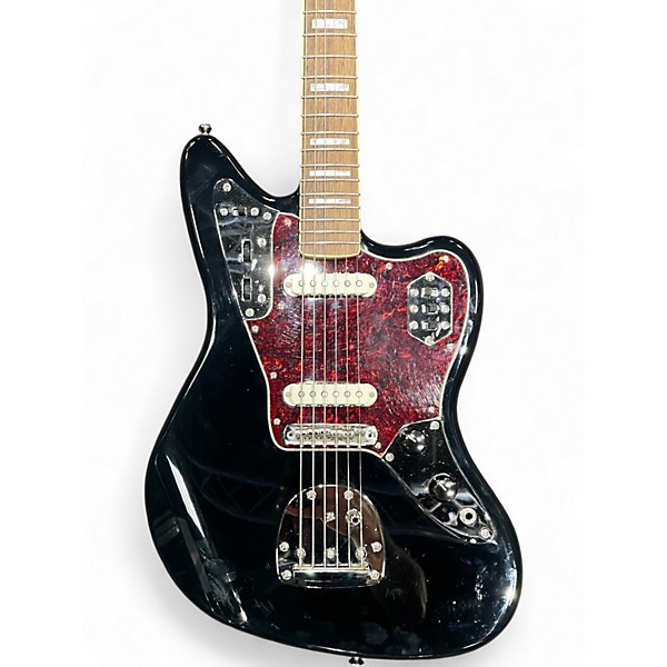 Used Squier CLASSIC VIBE 1970S JAGUAR BLACK Solid Body Electric Guitar