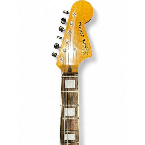 Used Squier CLASSIC VIBE 1970S JAGUAR BLACK Solid Body Electric Guitar