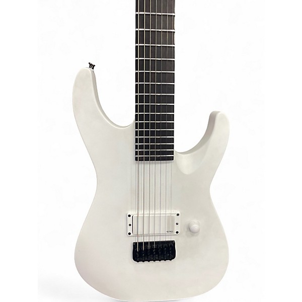 Used ESP LTD M7BHT White Solid Body Electric Guitar
