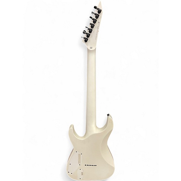 Used ESP LTD M7BHT White Solid Body Electric Guitar