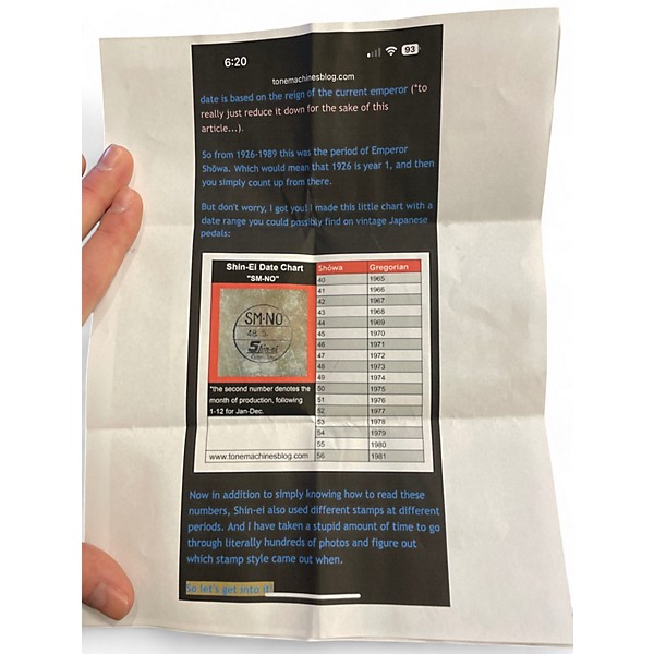 Vintage 1974 Shin-ei UNIVIBE Effect Pedal