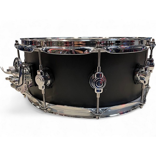 Used DW 5X14 Design Series Snare Satin Black Drum
