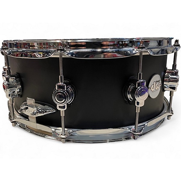 Used DW 5X14 Design Series Snare Satin Black Drum
