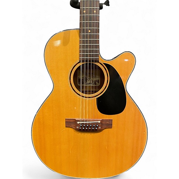 Used Takamine EF485C Natural 12 String Acoustic Electric Guitar