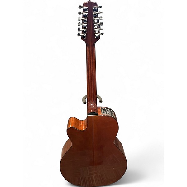 Used Takamine EF485C Natural 12 String Acoustic Electric Guitar