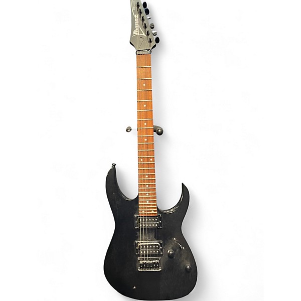 Used Ibanez RGRT421 Black Solid Body Electric Guitar