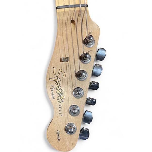 Used Squier Affinity Telecaster Natural Solid Body Electric Guitar
